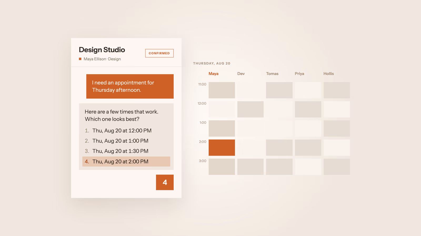 We built a scheduling tool for a client instead of buying one