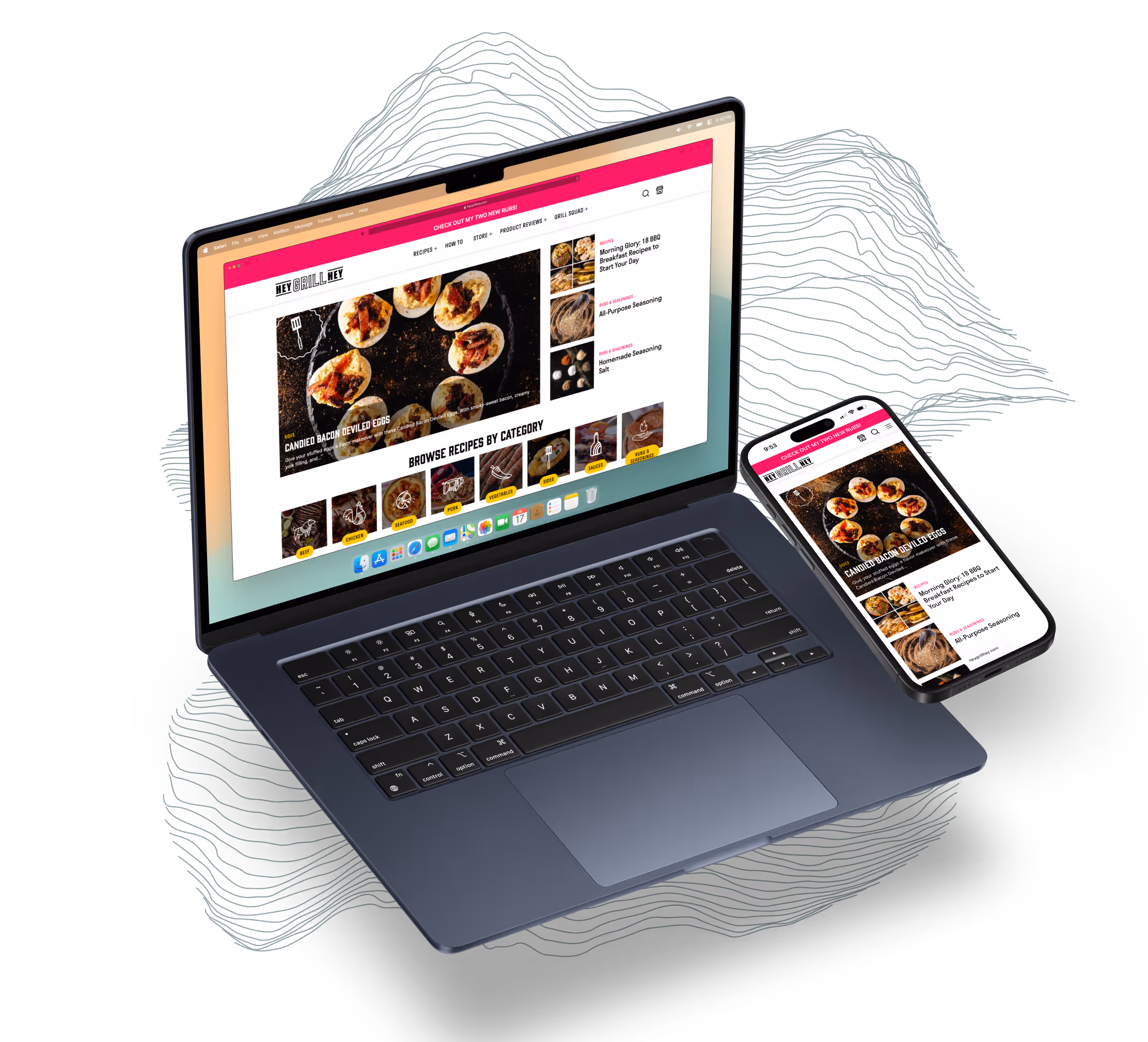 Hey Grill Hey recipe site