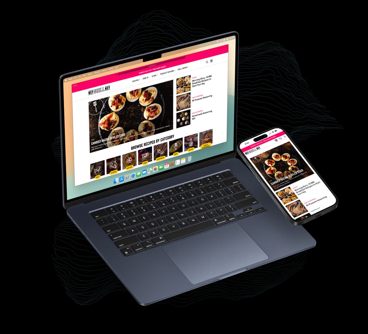 Hey Grill Hey recipe site