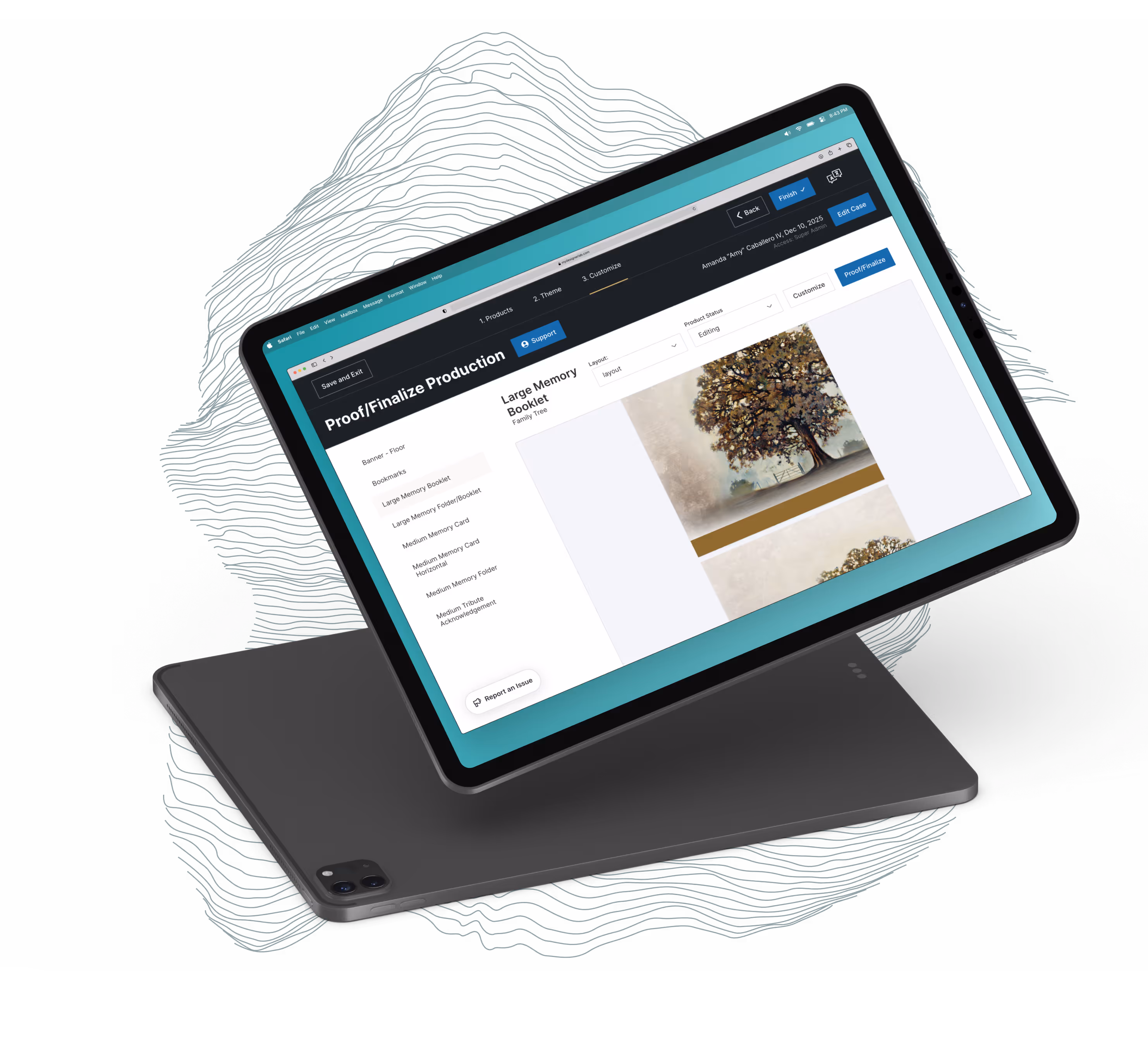 My Designer Lab platform interface