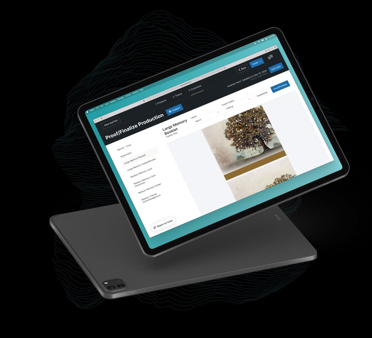 My Designer Lab platform interface