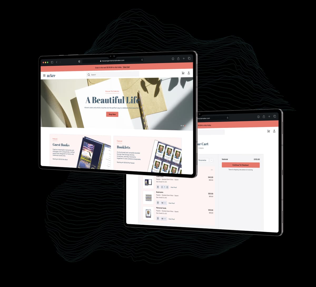 Messenger Memorial Maker consumer platform