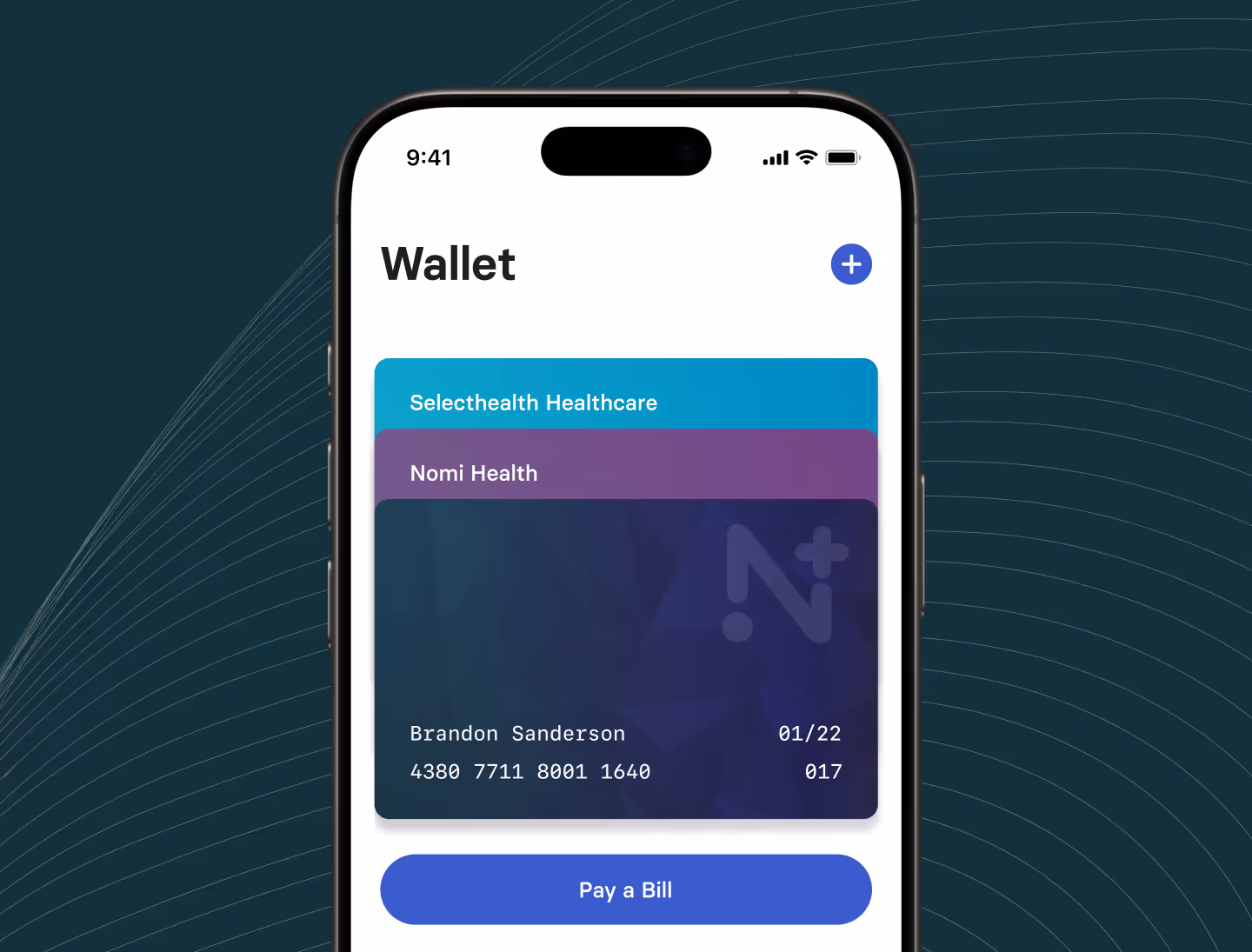 Users can pay bills right from the Nomi Health app home screen