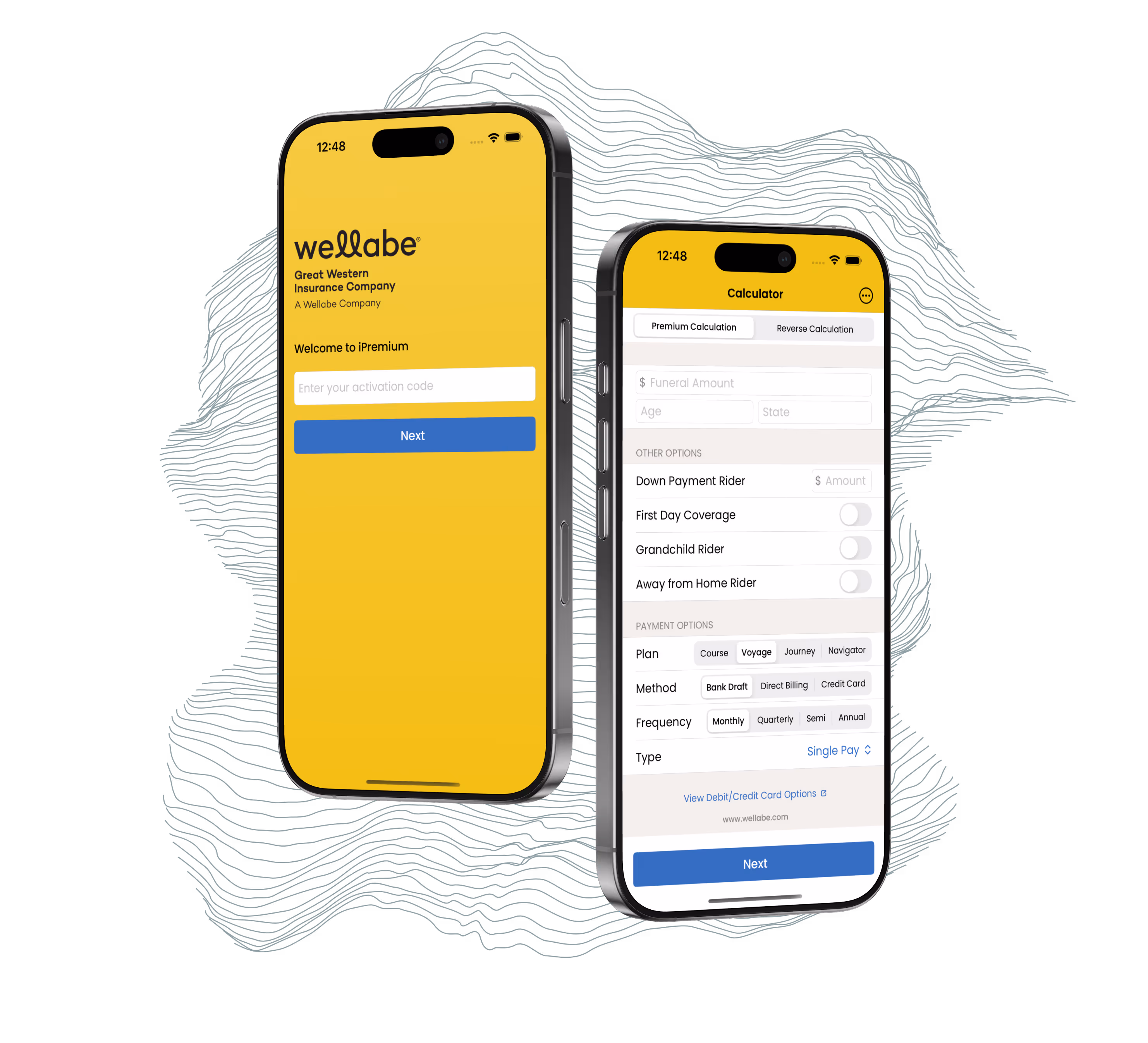 Wellabe iPremium internal tool interface