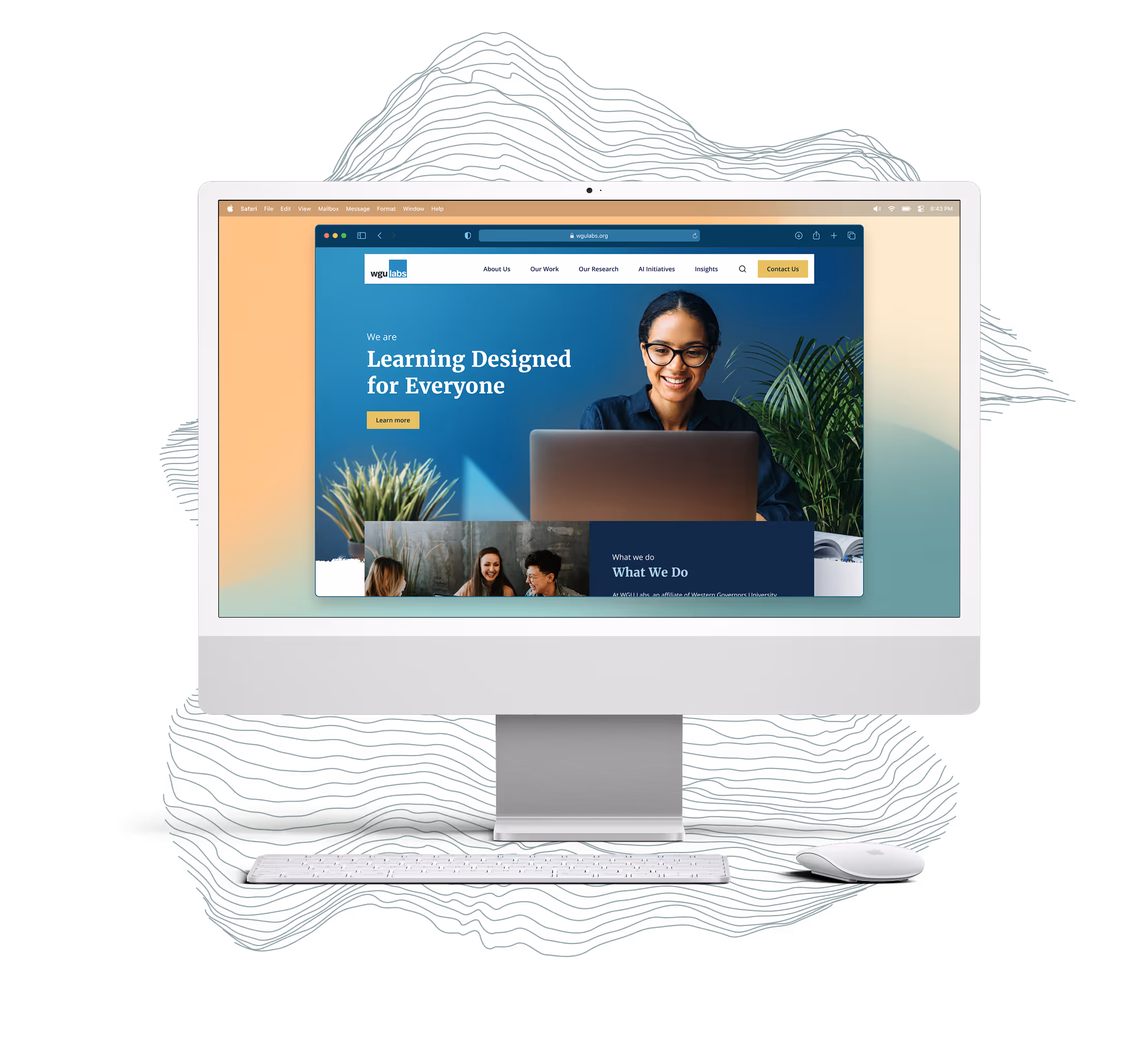 WGU Labs website design