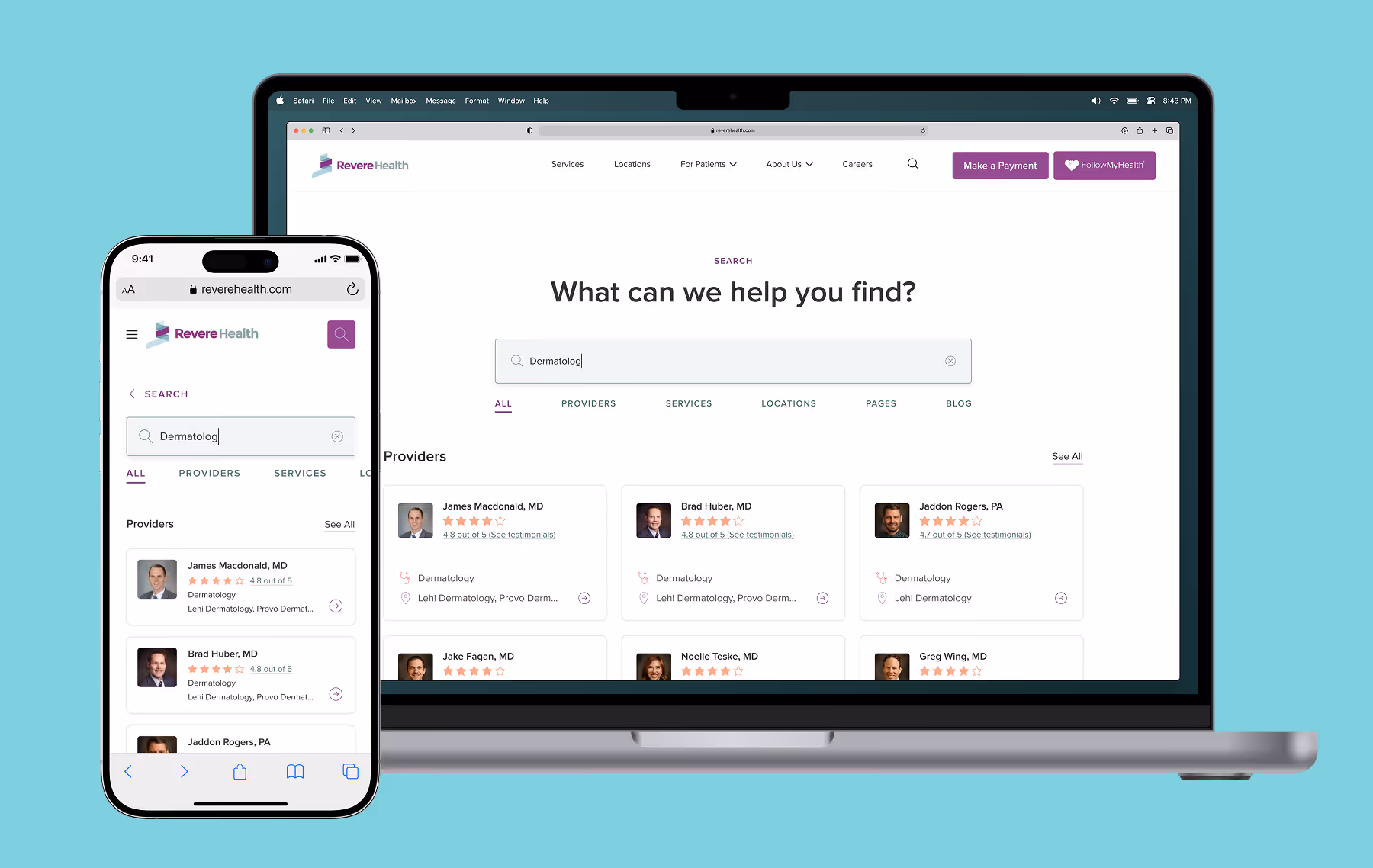 The updated search flow displays results as users type their query